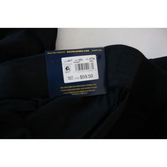 Polo Ralph Lauren PK23RT A9CL Men's Sz 4XT Black Sleep Jogger Sweatpants $60 - Picture 6 of 7